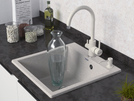 Смеситель для кухни Paulmark ESSEN Es213211-328 на мойку бежевый